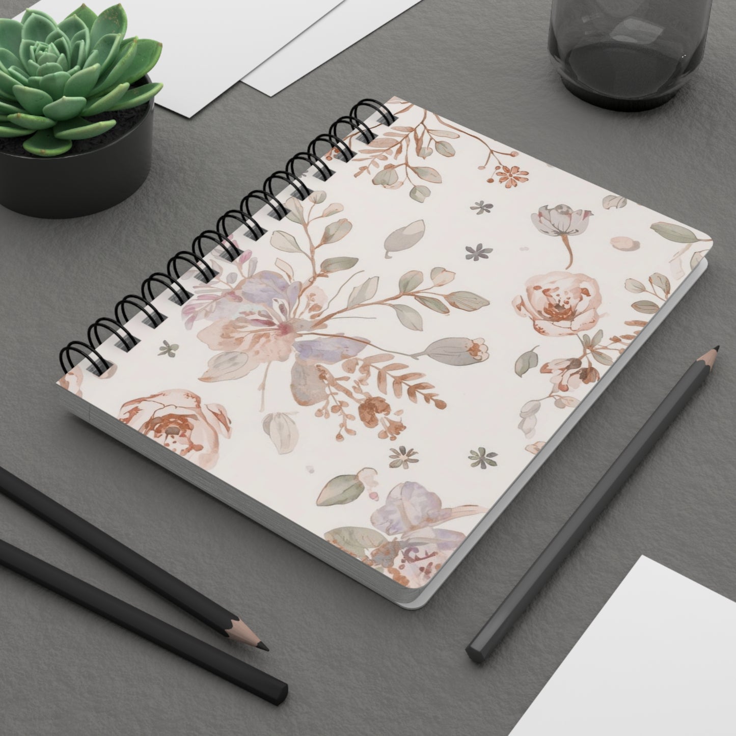 Floral Spiral Journal