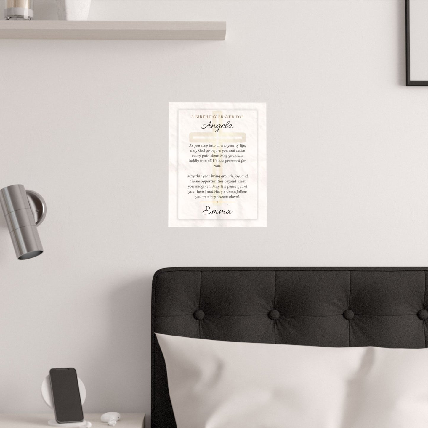 Personalized Birthday Prayer Wall Art