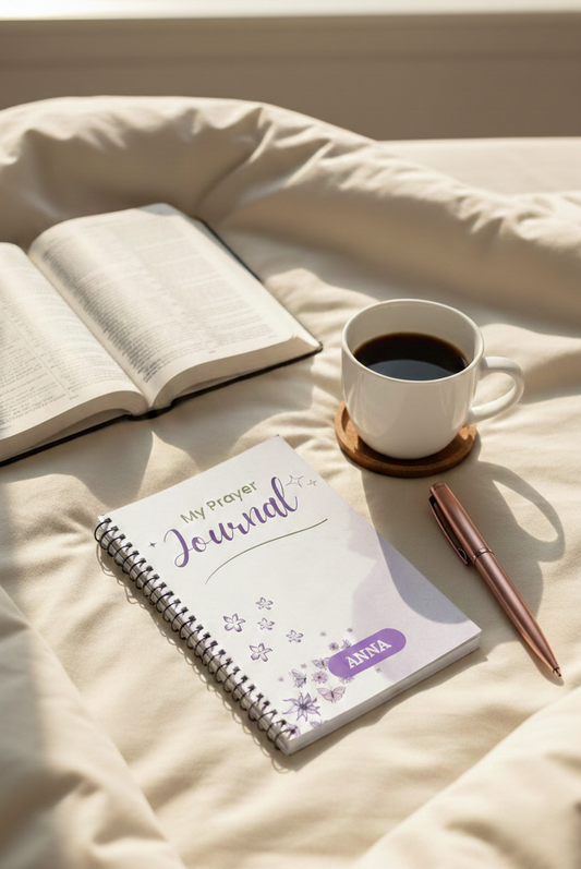 Personalized Purple Prayer Journal